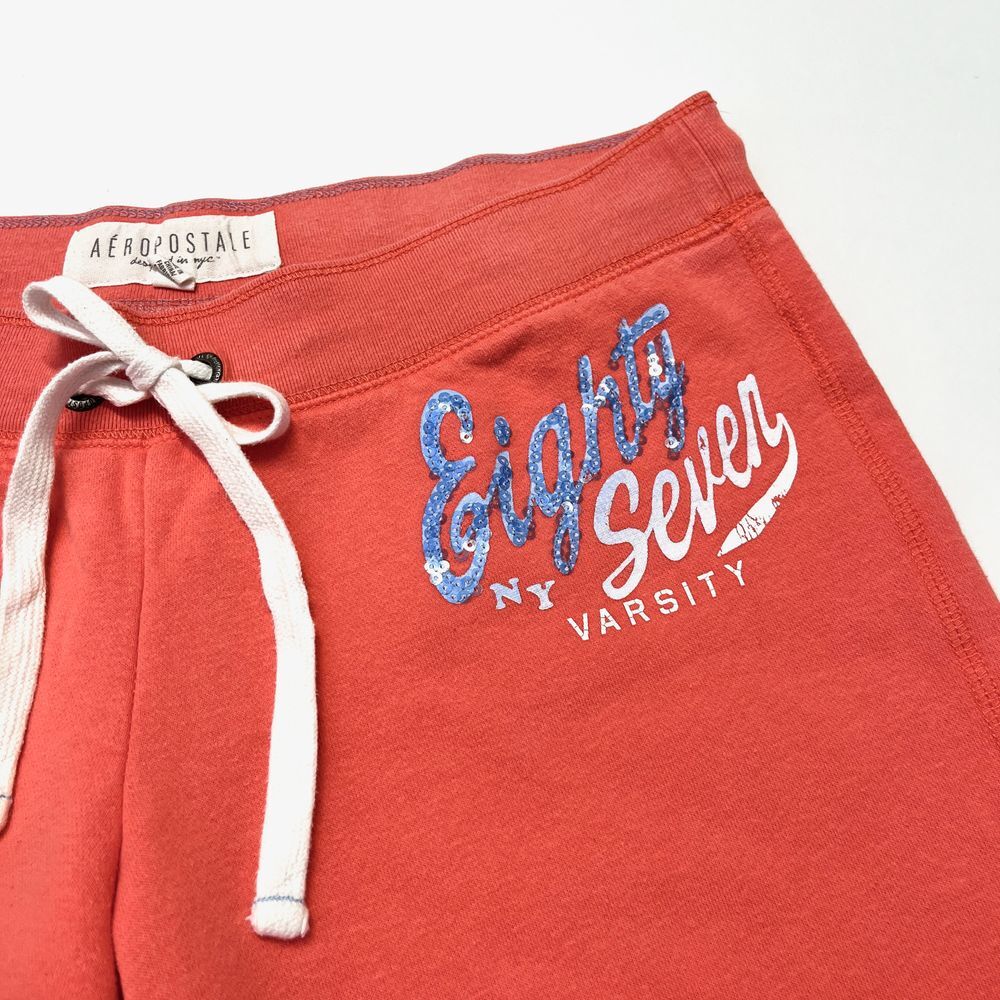Aeropostale NYC Womens Medium Loungewear Coral Capri Sweats, Aero Womens 457 - Picture 4 of 9